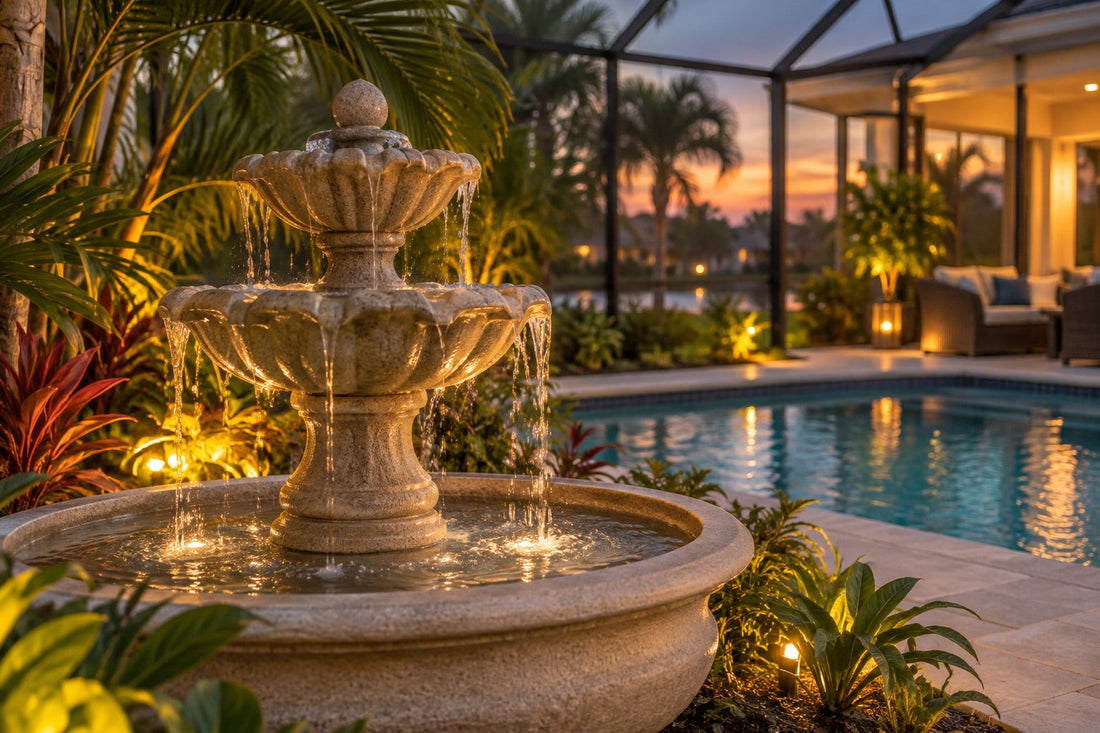 Outdoor Fountains in Florida: Year-Round Enjoyment and What to Know