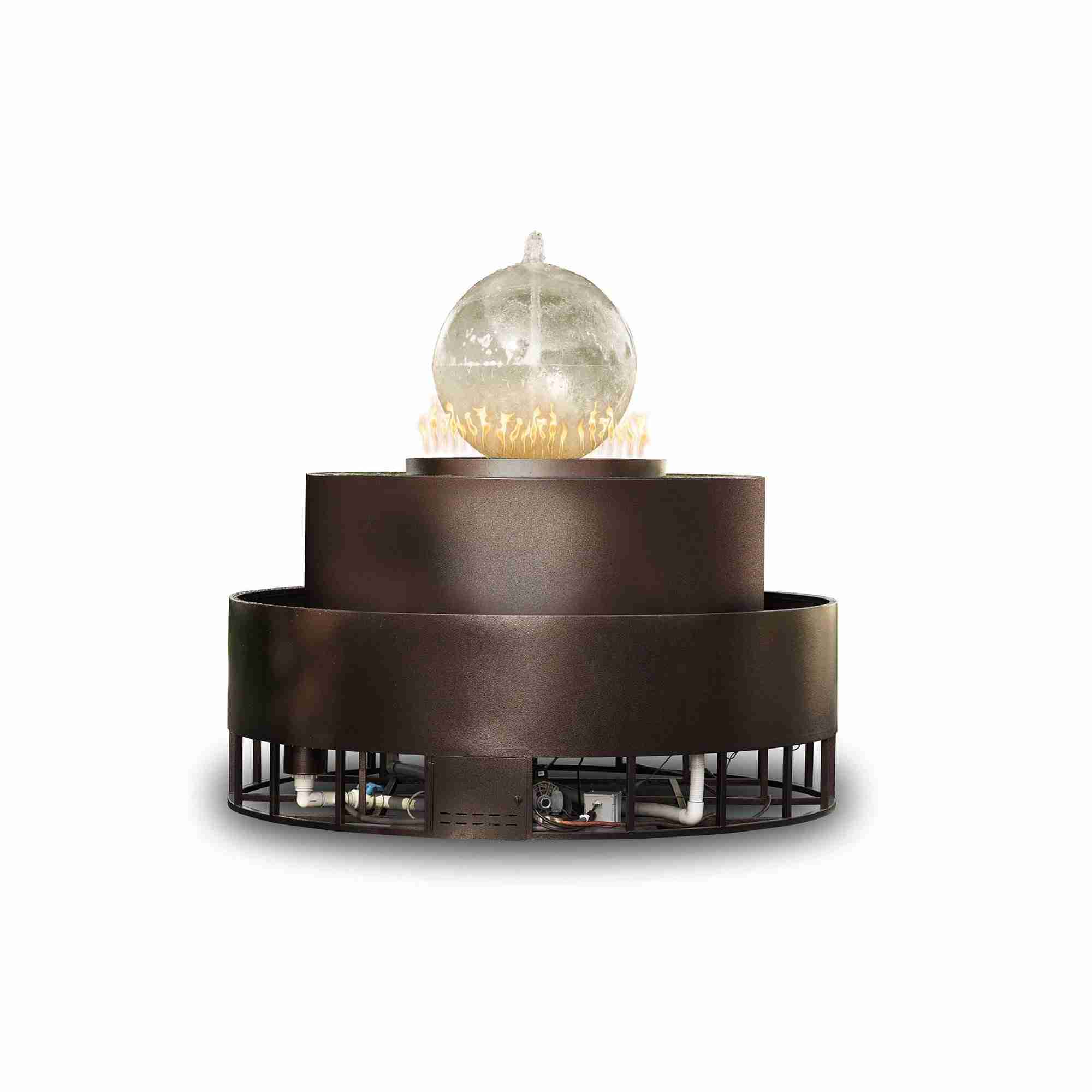 89″ Atlas Fire & Water Fountain Self Contained Unit