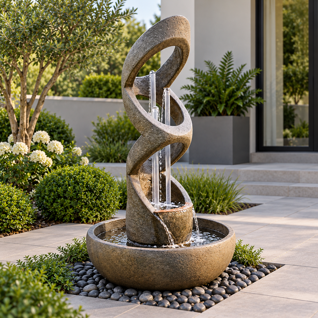 Henri Balancing Rings Fountain