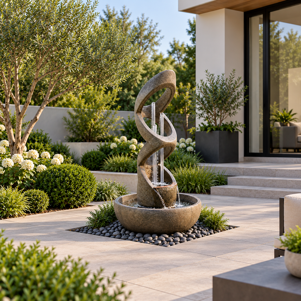 Henri Balancing Rings Fountain