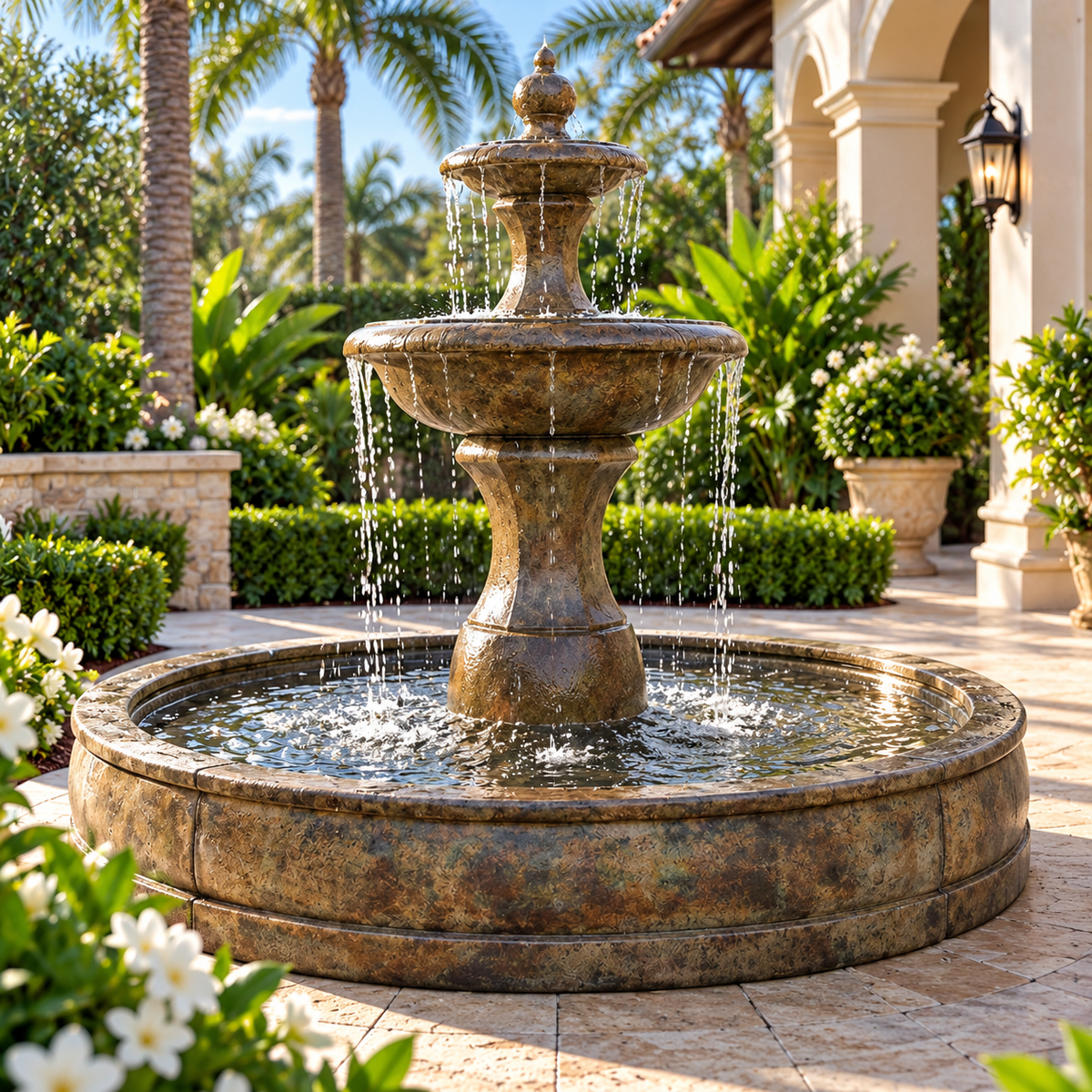 Henri Barrington Fountain in Valencia Basin