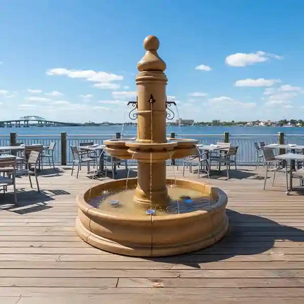 Giannini Beaumont Fountain With 70" Pond