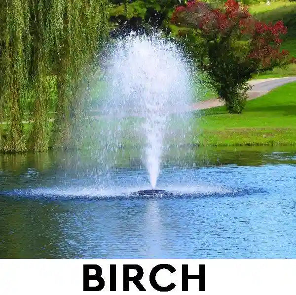 Kasco 3400 JF 3/4 HP Lake Fountain - Birch spray pattern