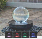 CRYSTAL SPHERE FOUNTAIN 14"