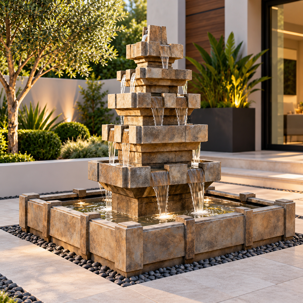 Henri Cascadia Fountain in Dimensions Pool