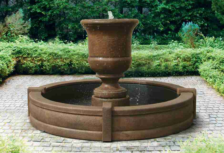 Massarelli Cento Urn Fountain and 6' pool