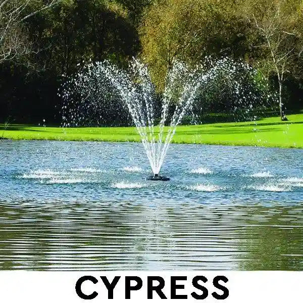 Kasco 3400 JF 3/4 HP Lake Fountain - Cypress spray pattern