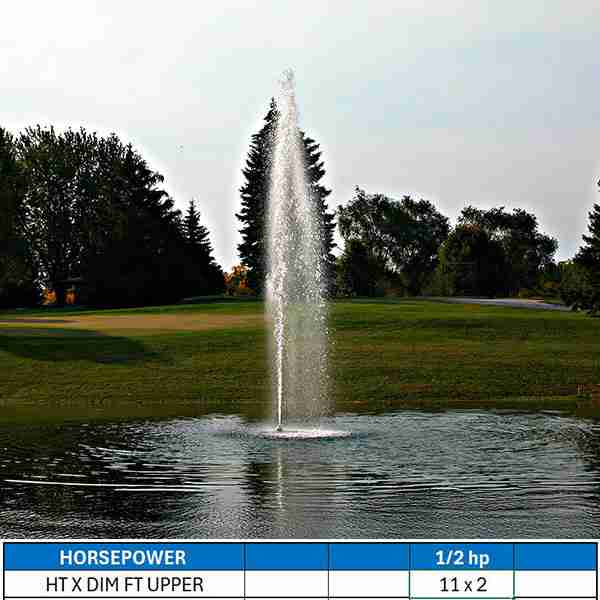 Aqua Master Double Eagle Lake Fountain Decorative Series
