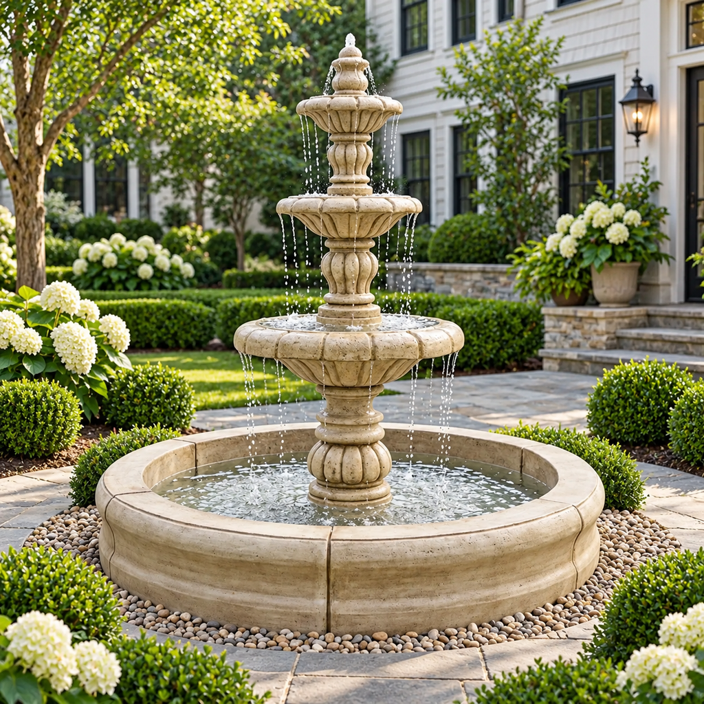 Fiore Espana Fountain with Fiore Pond