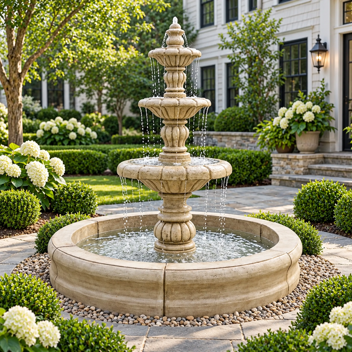 Fiore Espana Fountain with Fiore Pond