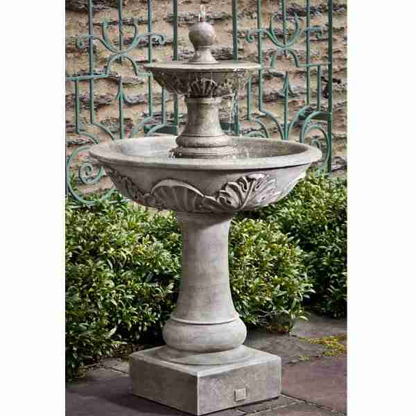 Campania Acanthus Two Tiered Fountain
