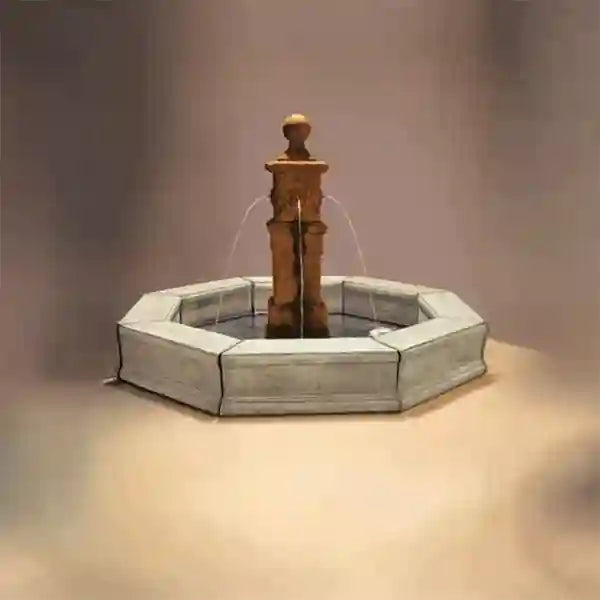Fiore Bella Fountain Tall W/Octagon Pond 235-FLOB