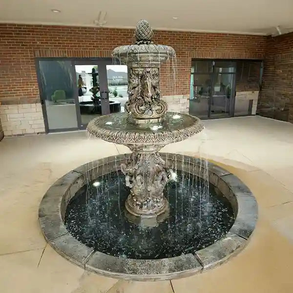 Fiore Cavalli Fountain with Fiore Pond
