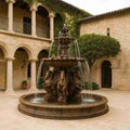 Cavalli 2-Tier Fountain in 16-Ft Bracci Basin