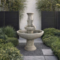 Fiore Courtyard Fleur De Lis Fountain