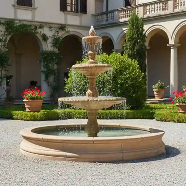 Fiore Three Tier Four Seasons Fountain without Basin