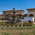 Fiore Four Seasons Fountain With 12' Bracci Basin