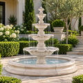 Henri Four Tier Renaissance Fountain in Toscana Basin