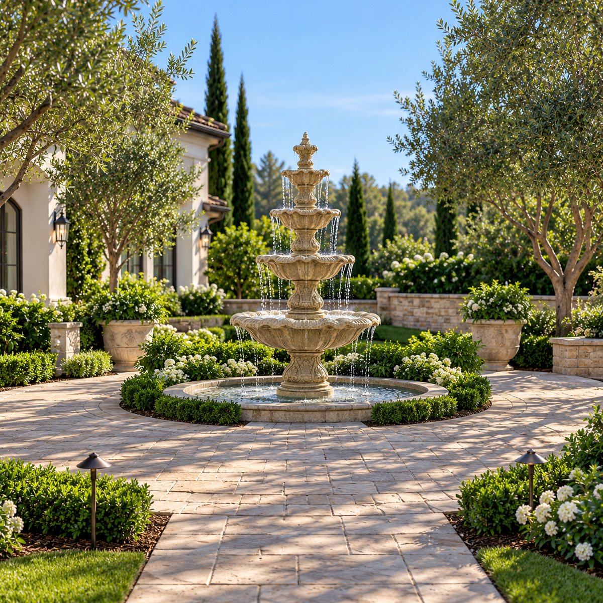 Henri Four Tier Renaissance Fountain