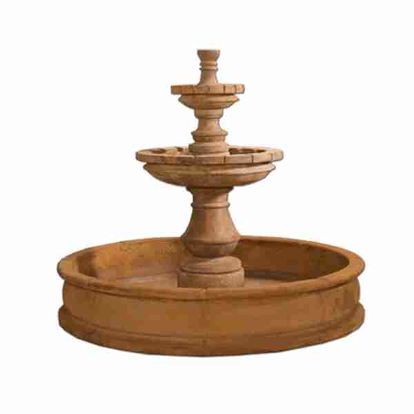 Giannini Garden Montefalco Two Tier Pond Fountain