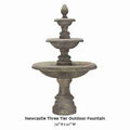 Giannini Garden Newcastle Three Tier Outdoor Fountain