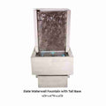 Giannini Garden Slate Fountain with Tall Base