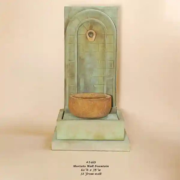 Giannini Mortaio Wall Fountain