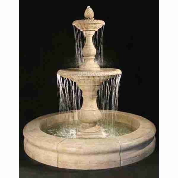 Fiore Gran Vista Fountain With Fiore Pond