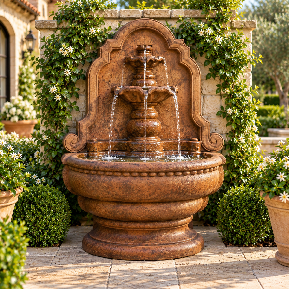 Henri Grande Tier Relief Lavabo Fountain