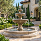 Henri Grande Barrington Fountain In New Toscana Basin