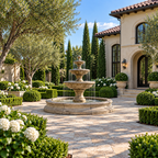 Henri Grande Barrington Fountain In New Toscana Basin