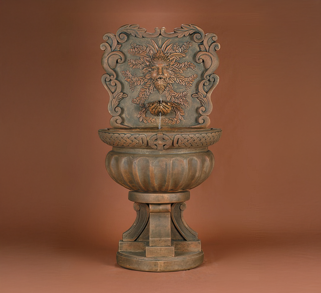 Fiore Green Man Wall Fountain