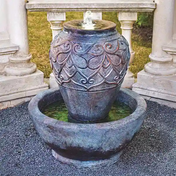 Jar in basin