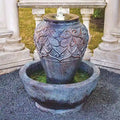 Jar in basin