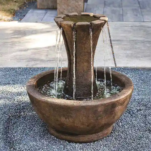 rushing water fountain