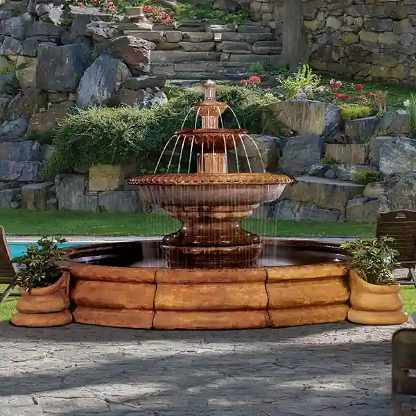 Palazzo Fluted Fountain