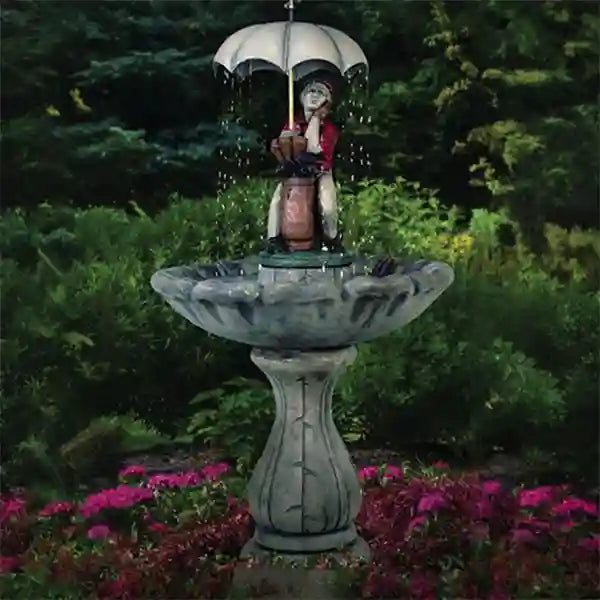 Henri Studio Classic Golfer Fountain