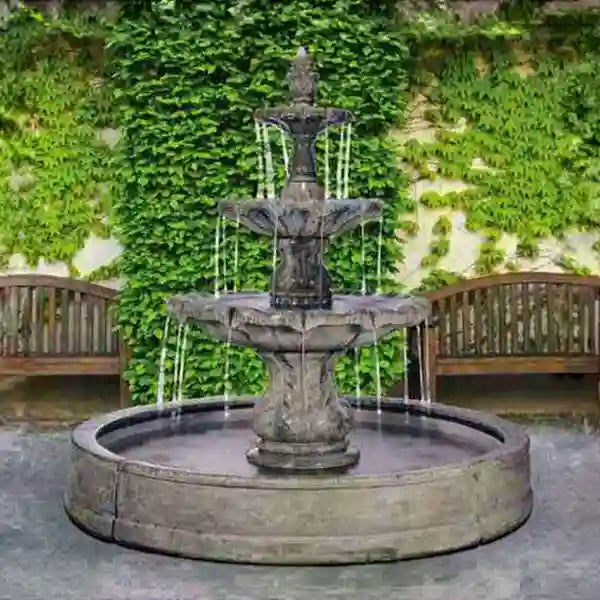 Henri Studio Classical Finial Fountain in Valencia Basin