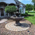 Henri Studio Grenoble three-tier outdoor fountain in classic design