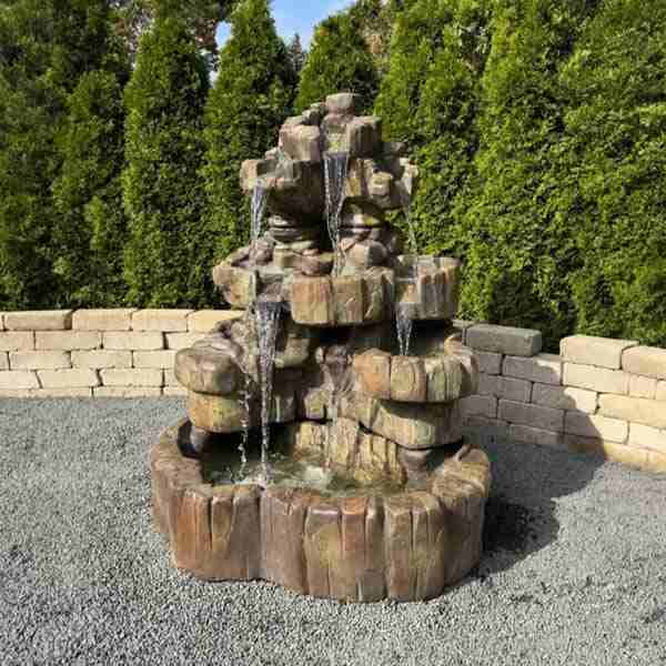 Henri Large Rock Falls Fountain