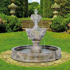 Henri Medium Two Tier Leonesco Fountain in Valencia Basin
