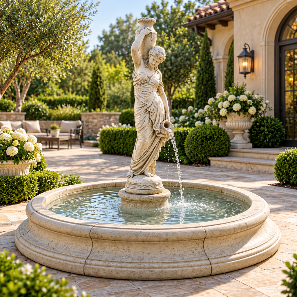 Henri Rebecca Fountain in Toscana Basin