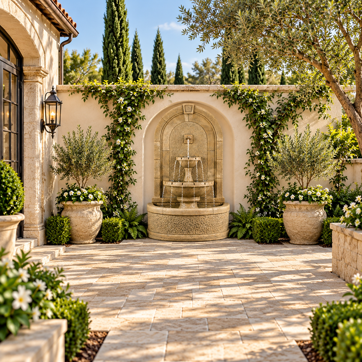 Fiore Stone New Horizon Wall Fountain