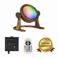Large Brass Color Changing Underwater Light