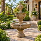 Henri Large Three-Tier Leonesco Fountain