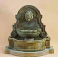 Giannini Garden Liguria Lion Wall Fountain With Step
