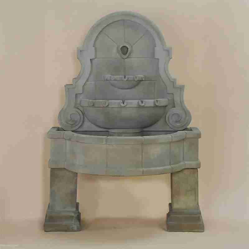 Giannini Garden Liguria Wall Fountain With Legs