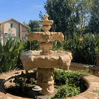 Fiore Medium Lion Fountain