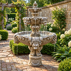 Fiore Medium Lion Fountain
