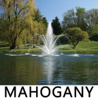 Kasco 3.1JF 3 HP Lake Fountain - Mahogany spray pattern